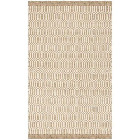 Safavieh Natural Fiber Medium Rectangle Area Rug, Natural and Ivory - 5 x 8 ft. NF184A-5